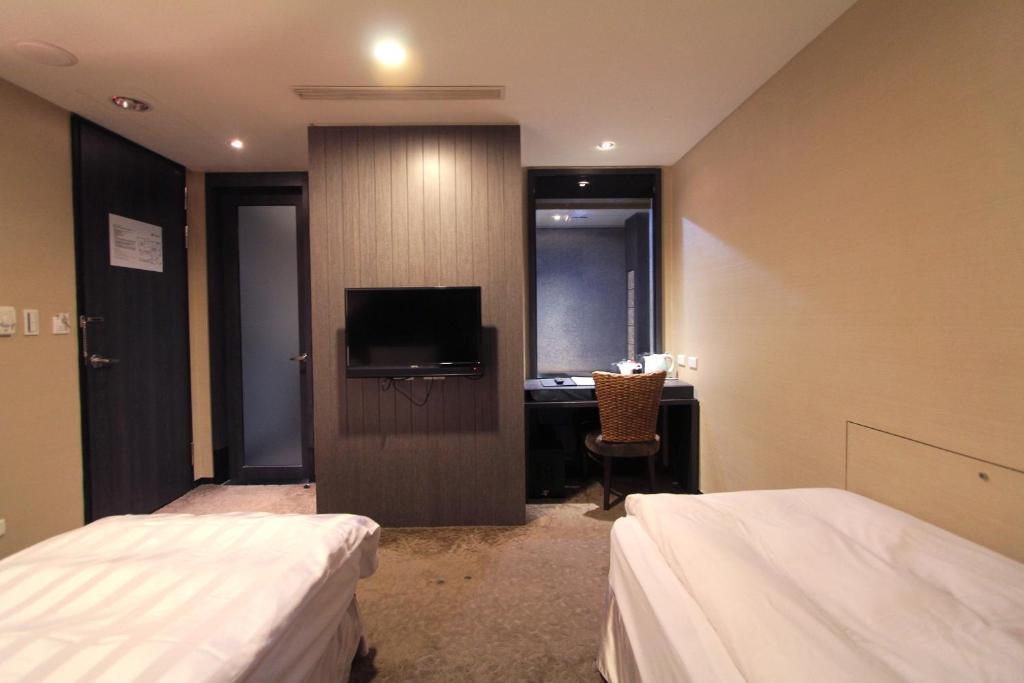 Shan-Yue Hotspring Hotel Taipei Rum bild
